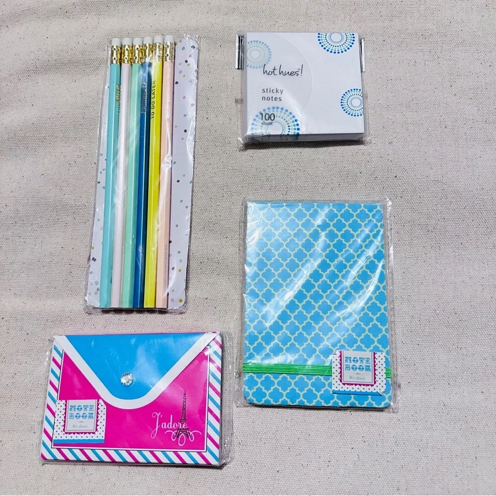 Stationary Set | Blue & Pinks Stationary Set